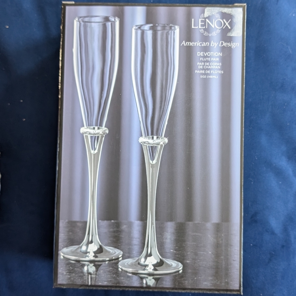 Lenox Wedding Champagne Glasses